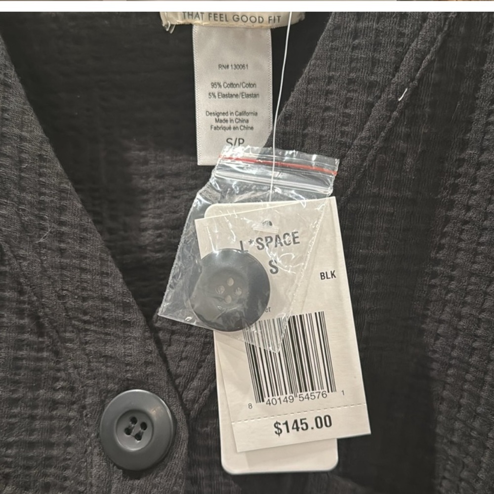 NWOT- L*Space Romy Button Up Sweater - Picture 3 of 3